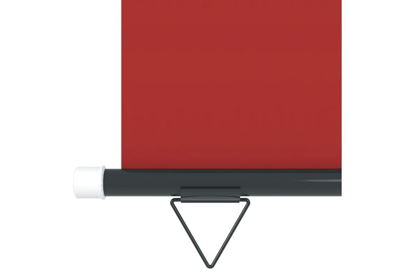 Balkongmarkis 140x250 cm röd - Röd - Sidomarkis - Markiser