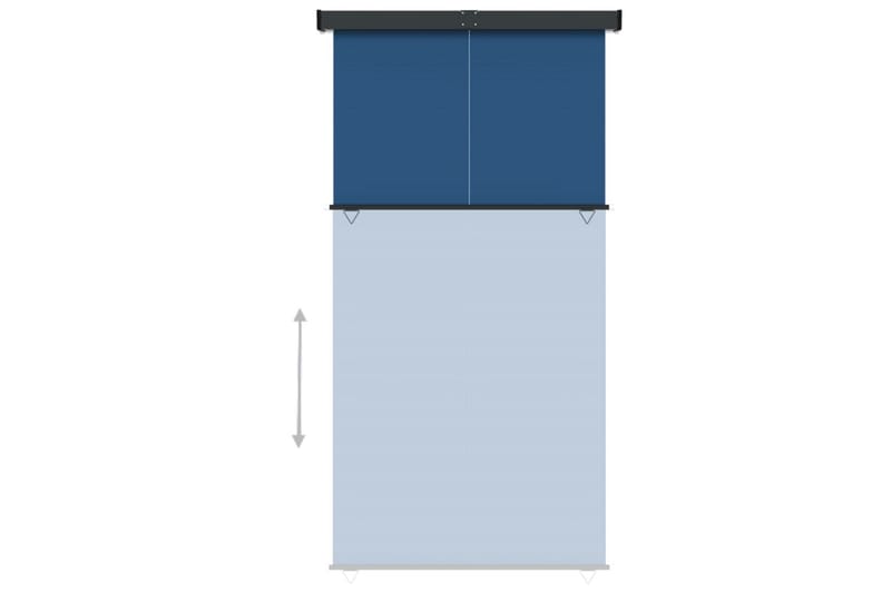 Balkongmarkis 170x250 cm blå - Blå - Sidomarkis - Markiser