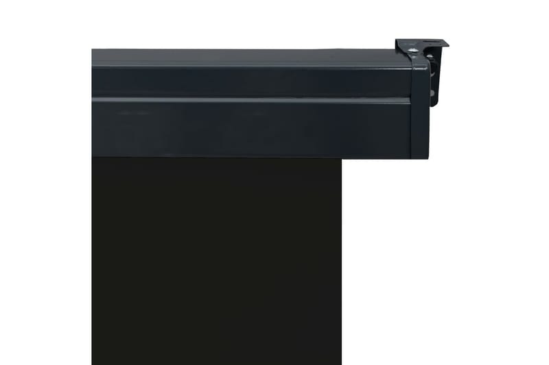 Balkongmarkis 80x250 cm svart - Svart - Markiser - Fönstermarkis