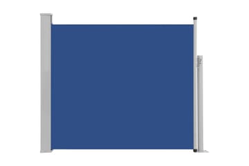 Infällbar sidomarkis 100x300 cm blå
