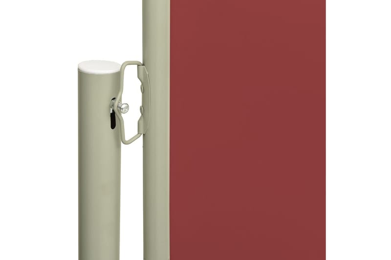 Infällbar sidomarkis 117x500 cm röd - Röd - Sidomarkis - Markiser