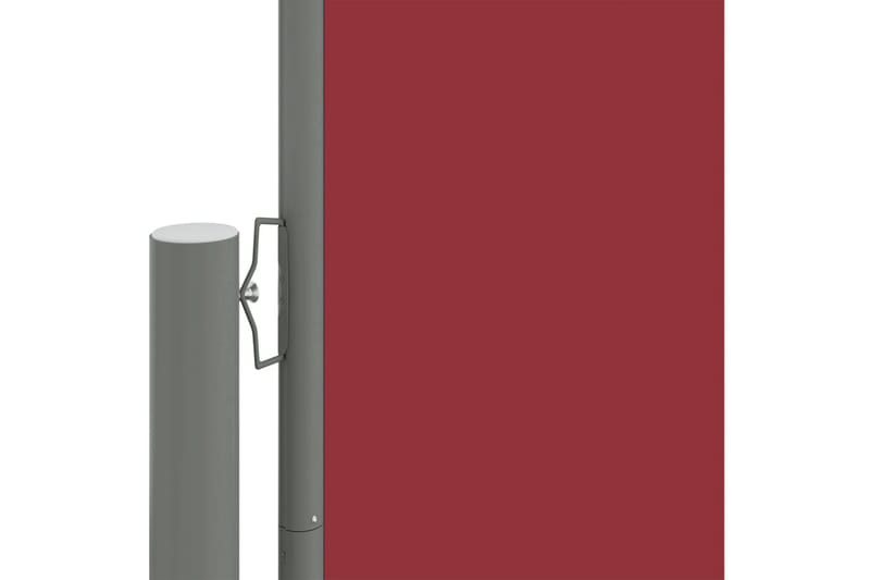 Infällbar sidomarkis 117x600 cm röd - Röd - Sidomarkis - Markiser