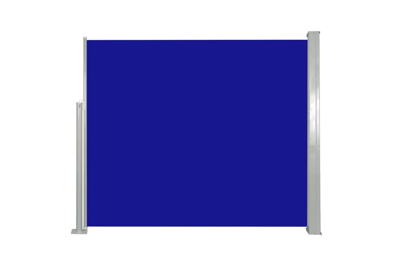 Infällbar sidomarkis 120x300 cm bl�å - Blå - Sidomarkis - Markiser