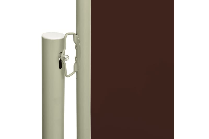 Infällbar sidomarkis 140x300 cm brun - Brun - Sidomarkis - Markiser
