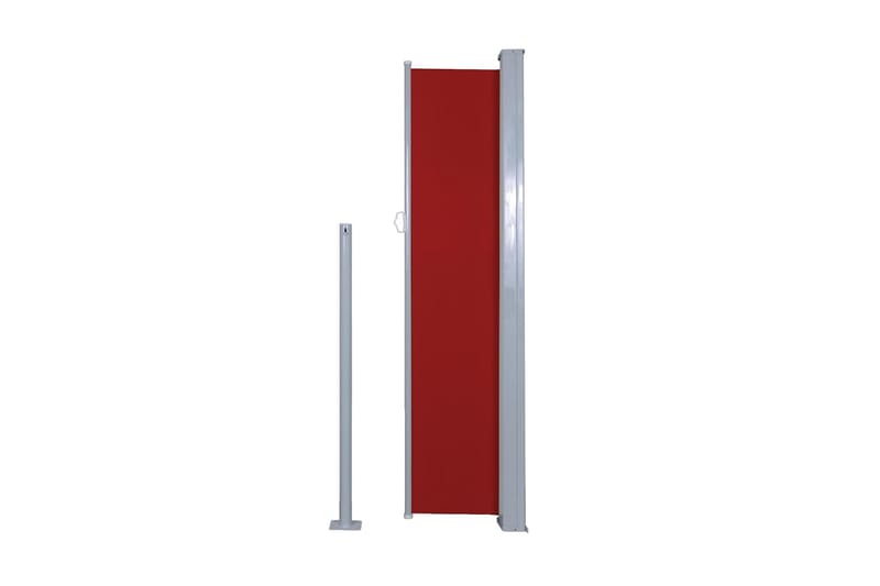 Infällbar sidomarkis 140x300 cm röd - Röd - Sidomarkis - Markiser