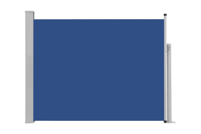 Infällbar sidomarkis 140x500 cm blå - Blå - Sidomarkis - Markiser