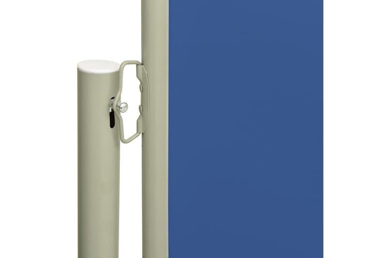 Infällbar sidomarkis 140x500 cm blå - Blå - Markiser - Sidomarkis