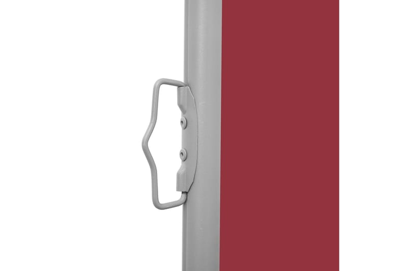 Infällbar sidomarkis 140x500 cm röd - Röd - Sidomarkis - Markiser