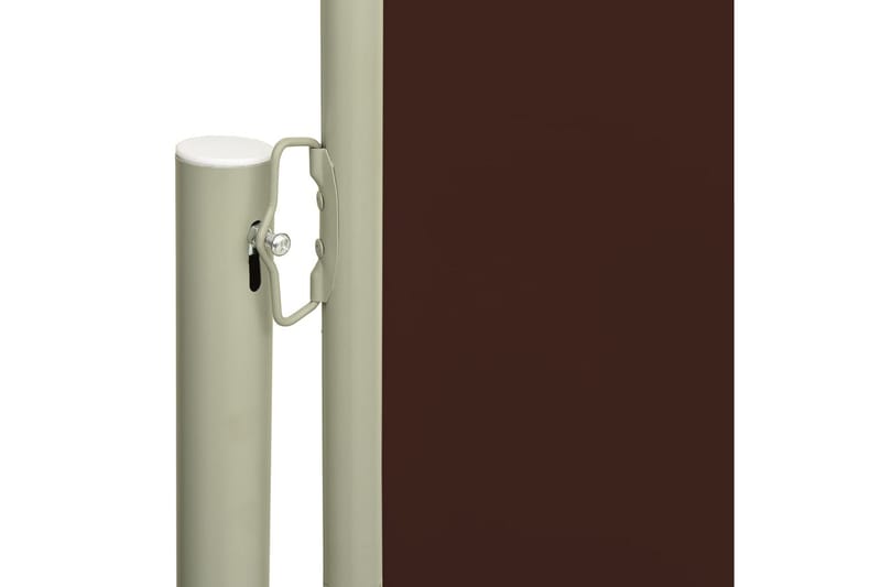 Infällbar sidomarkis 140x600 cm brun - Brun - Sidomarkis - Markiser