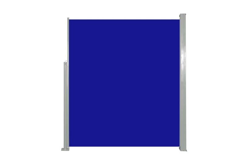 Infällbar sidomarkis 160x500 cm blå - Blå - Sidomarkis - Markiser