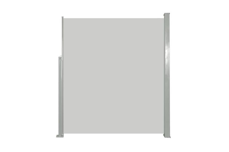 Infällbar sidomarkis 160x500 cm gräddvit - Vit - Sidomarkis - Markiser