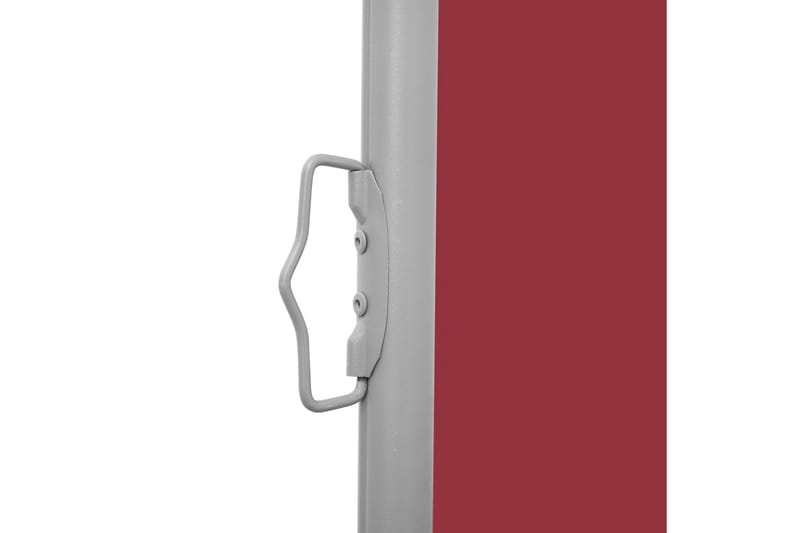 Infällbar sidomarkis 170x600 cm röd - Röd - Sidomarkis - Markiser