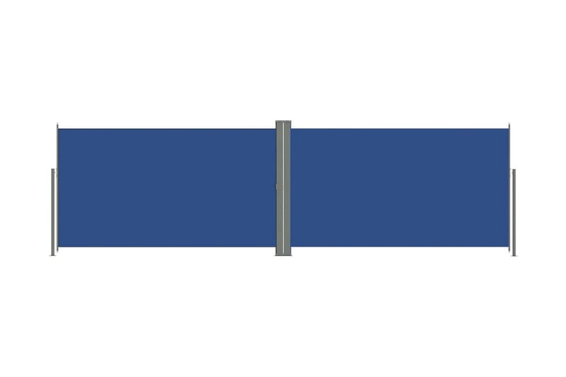 Infällbar sidomarkis 180x600 cm blå - Blå - Sidomarkis - Markiser
