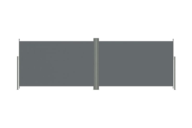 Infällbar sidomarkis 200x600 cm antracit - Grå - Sidomarkis - Markiser