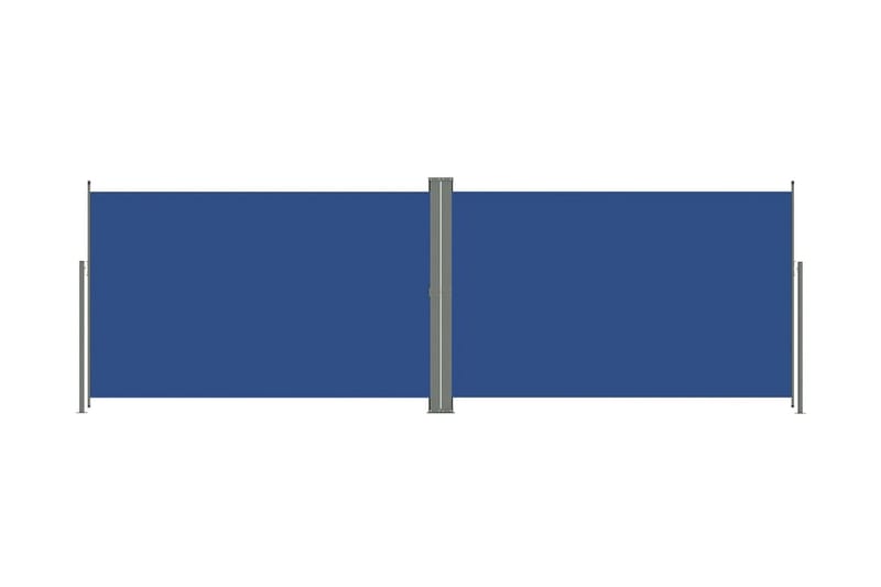 Infällbar sidomarkis 200x600 cm blå - Blå - Sidomarkis - Markiser