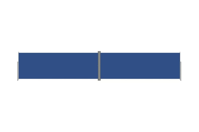 Infällbar sidomarkis 220x1200 cm blå - Blå - Sidomarkis - Markiser