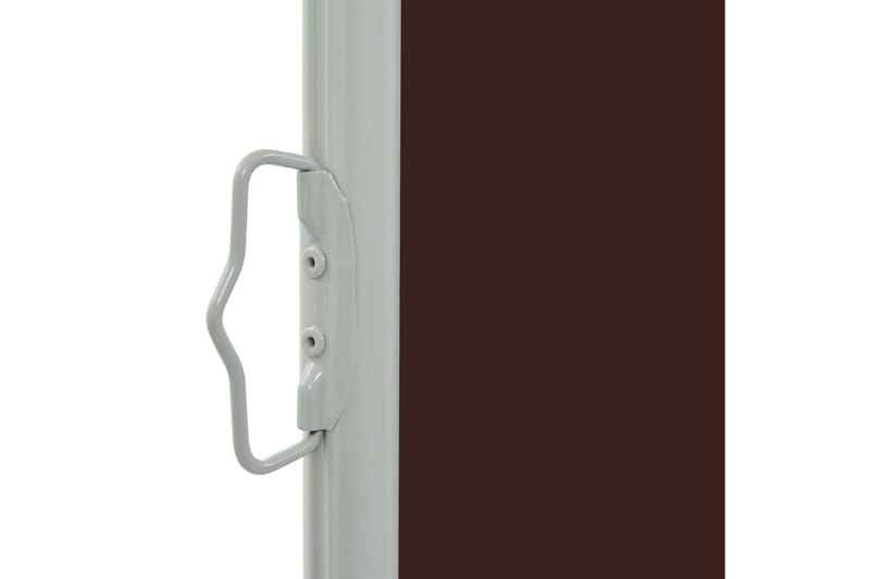 Infällbar sidomarkis 60x300 cm brun - Brun - Sidomarkis - Markiser