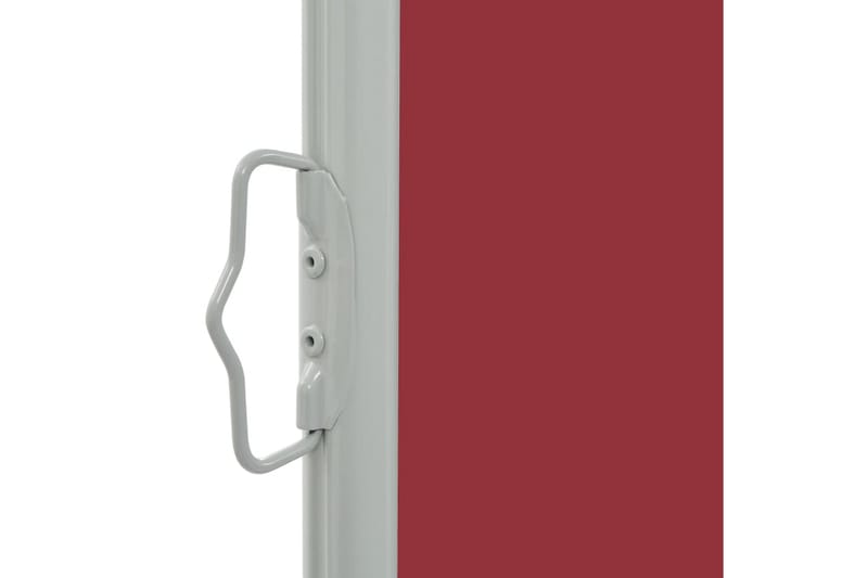 Infällbar sidomarkis 80x300 cm röd - Röd - Sidomarkis - Markiser