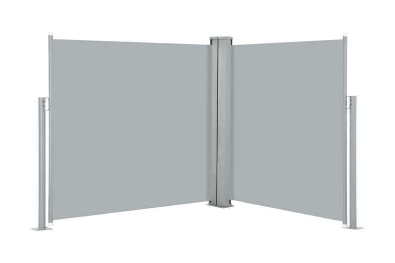 Infällbar sidomarkis antracit 100x600 cm - Grå - Sidomarkis - Markiser