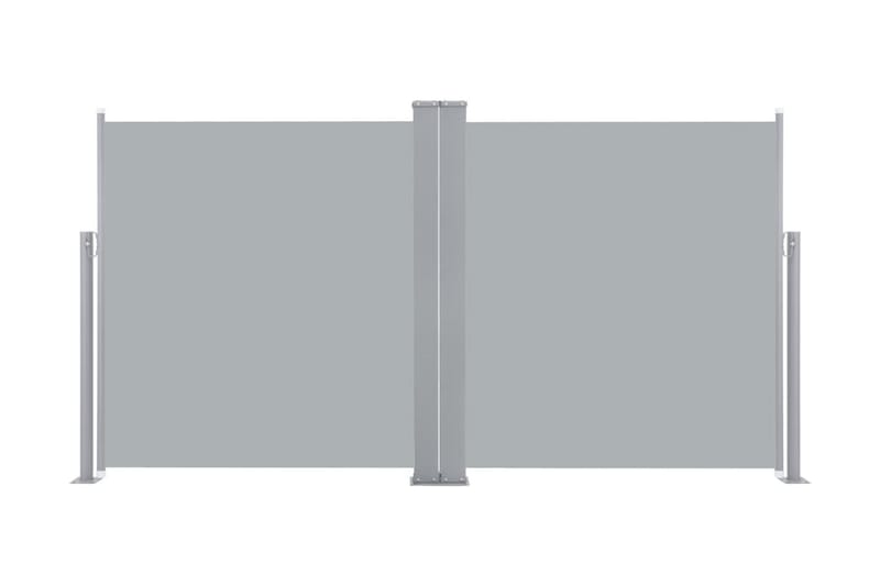 Infällbar sidomarkis antracit 100x600 cm - Grå - Sidomarkis - Markiser