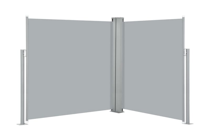 Infällbar sidomarkis antracit 140x600 cm - Grå - Sidomarkis - Markiser