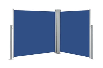 Infällbar sidomarkis bl�å 100x600 cm