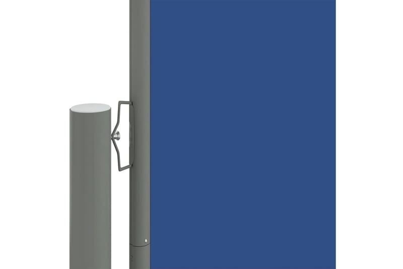 Infällbar sidomarkis blå 117x1200 cm - Blå - Sidomarkis - Markiser