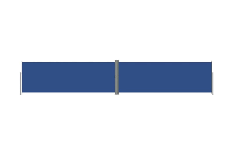 Infällbar sidomarkis blå 180x1000 cm - Blå - Sidomarkis - Markiser