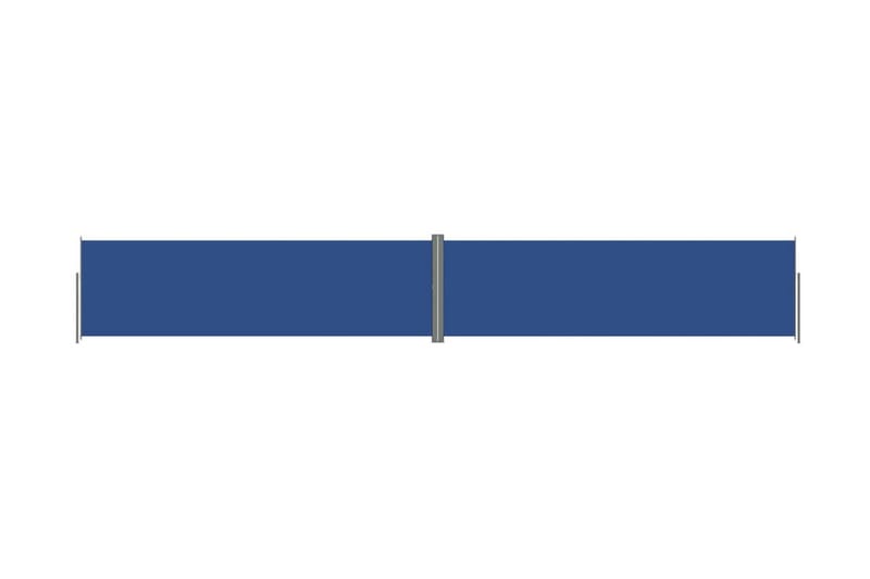 Infällbar sidomarkis blå 180x1200 cm - Blå - Sidomarkis - Markiser