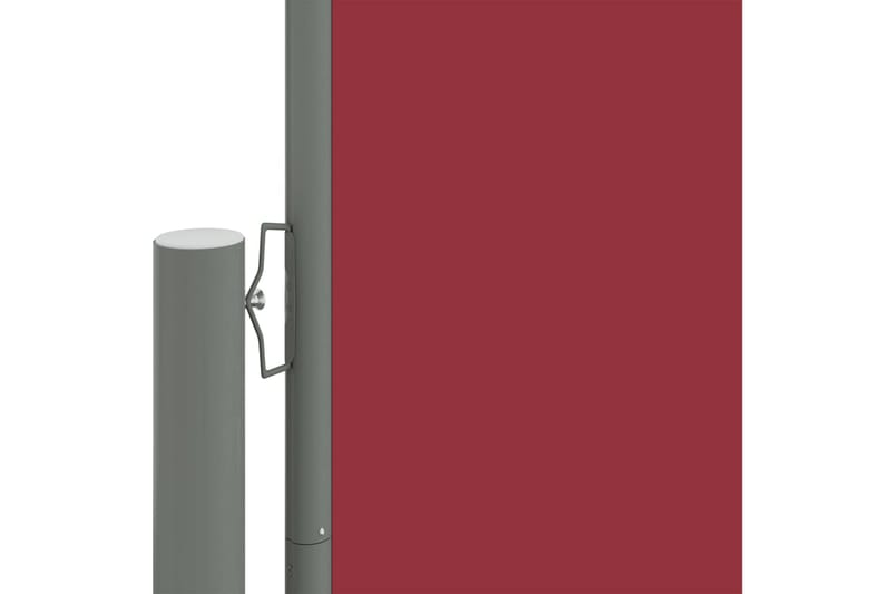 Infällbar sidomarkis röd 117x1200 cm - Röd - Sidomarkis - Markiser