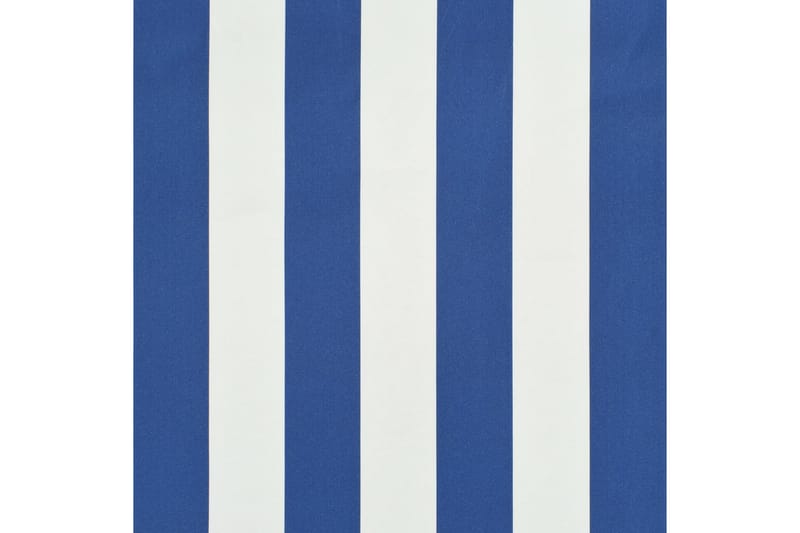 Markis 150x150 cm blå och vit - Flerfärgad - Markiser - Fönstermarkis