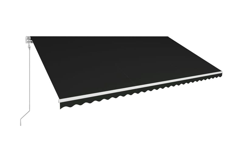 Markis automatiskt infällbar 600x300 cm antracit - Markiser - Fönstermarkis