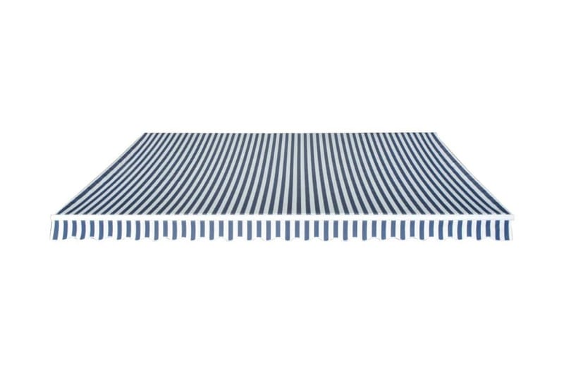 Markis manuellt infällbar 500 cm blå/vit - Blå - Markiser - Terrassmarkis