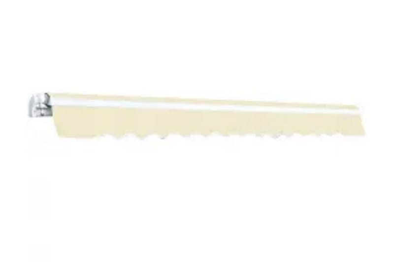 Markis manuellt infällbar 600 cm gräddvit - Vit - Markiser - Terrassmarkis