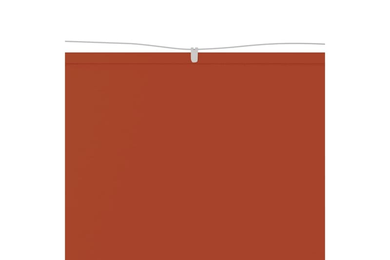 Markis vertikal terrakotta 100x1200 cm oxfordtyg - Röd - Markiser - Fönstermarkis