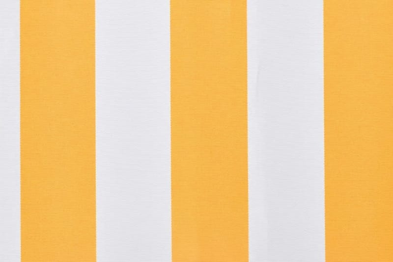 Markisduk solros 3x2,5 m gul & vit (utan ram) - Gul - Markiser - Terrassmarkis