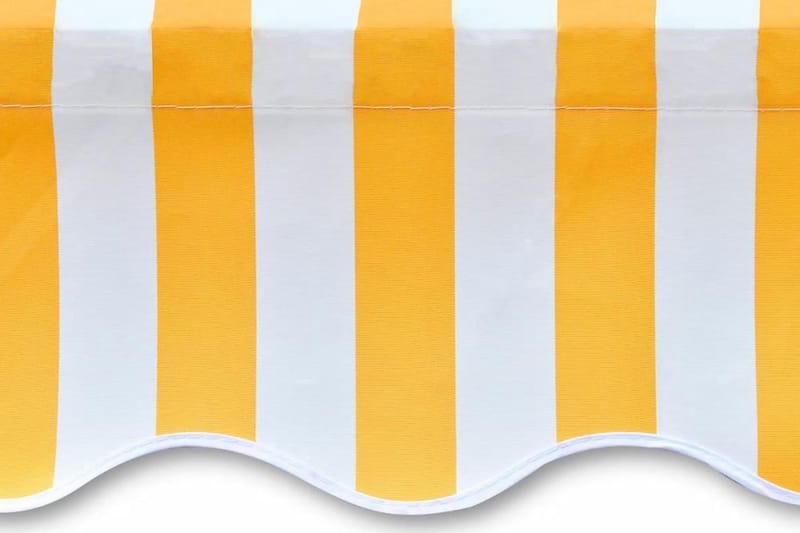 Markisduk solros 3x2,5 m gul & vit (utan ram) - Gul - Markiser - Terrassmarkis