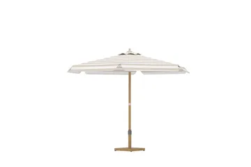 Parasoll Cerox 270 cm Utomhus - vit, randig - Utemöbler & utemiljö - Solskydd - Parasoll - Balkongparasoll