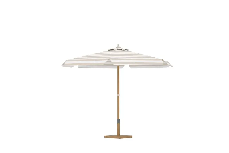 Parasoll Cerox 270 cm Utomhus - vit, randig - Utemöbler & utemiljö - Solskydd - Parasoll - Balkongparasoll