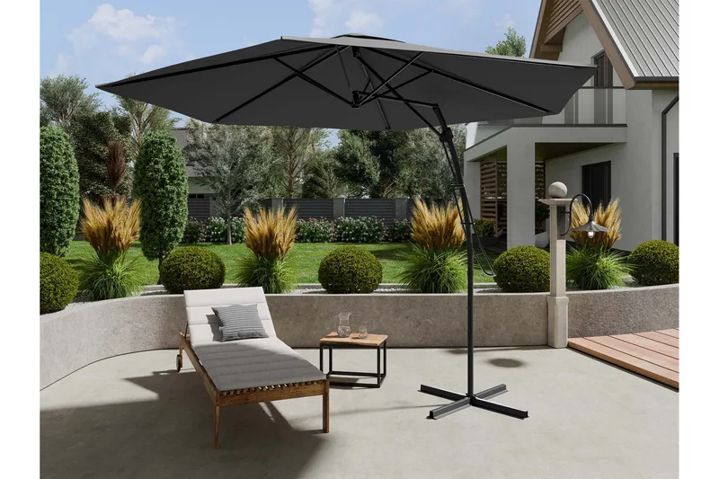 Brambleton Parasoll 3m - Grå - Utemöbler & utemiljö - Solskydd - Parasoll - Hängparasoll