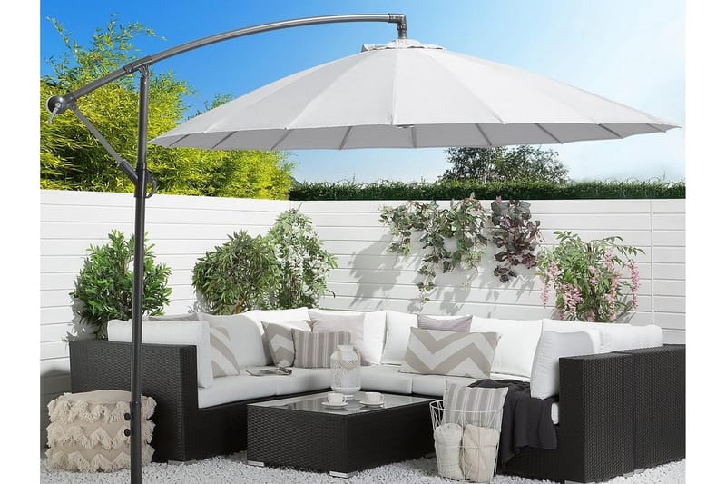 Calabria Ii Parasoll 235 cm - Ljusgrå - Utemöbler & utemiljö - Solskydd - Parasoll