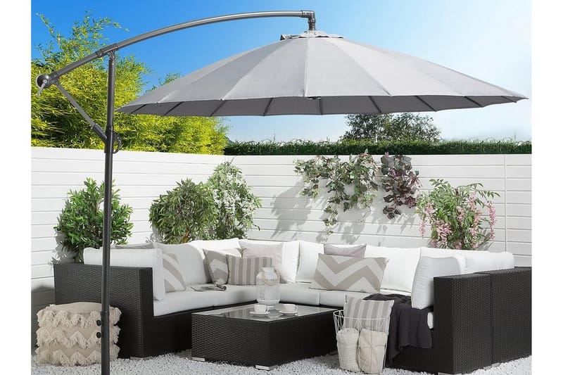 Calabria Ii Parasoll 235 cm - Grå - Utemöbler & utemiljö - Solskydd - Parasoll - Hängparasoll