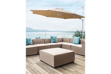 Calimera Hängparasoll 295 cm - Beige/Vit - Utemöbler & utemiljö - Solskydd - Parasoll - Hängparasoll