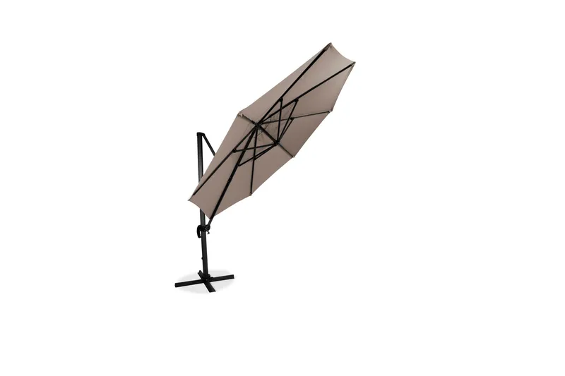 Hillerstorp Sidewinder Hängparasoll XL 350cm - Beige - Utemöbler & utemiljö - Solskydd - Parasoll - Hängparasoll