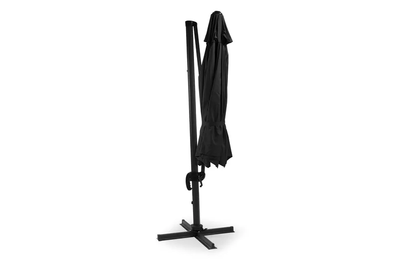 Hillerstorp Sidewinder Hängparasoll XL 350cm - Svart - Utemöbler & utemiljö - Solskydd - Parasoll - Hängparasoll