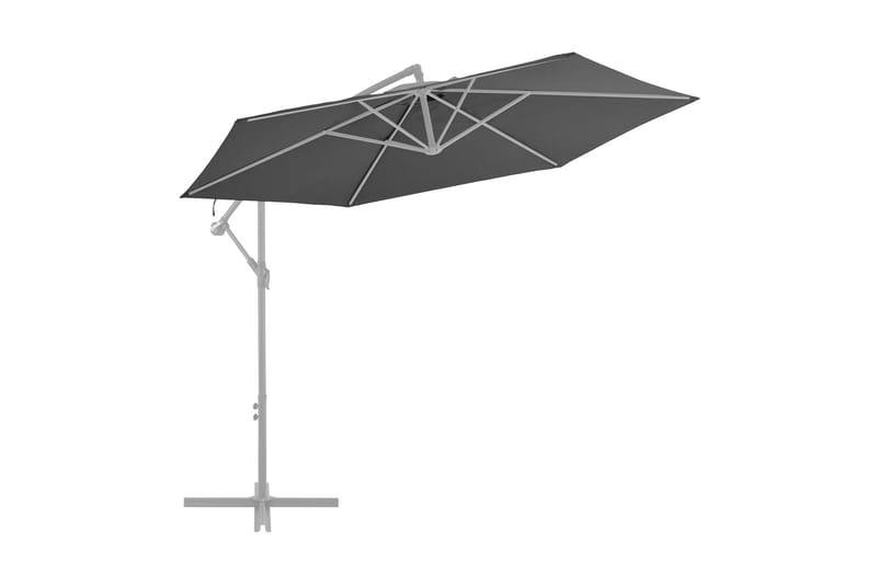 Reservtyg för frihängande parasoll antracit 300 cm - Hängparasoll