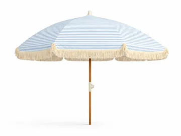 Hillerstorp Parasoll 200 cm - Blåvit - Utemöbler & utemiljö - Solskydd - Parasoll - Strandparasoll