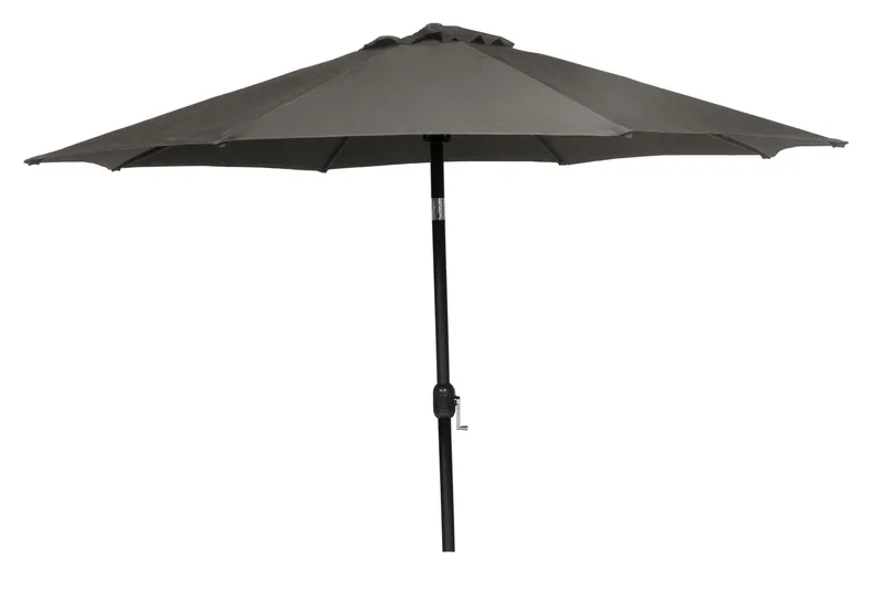 Hillerstorp Parasoll 300 cm ALU Grå, aluminium och polyester