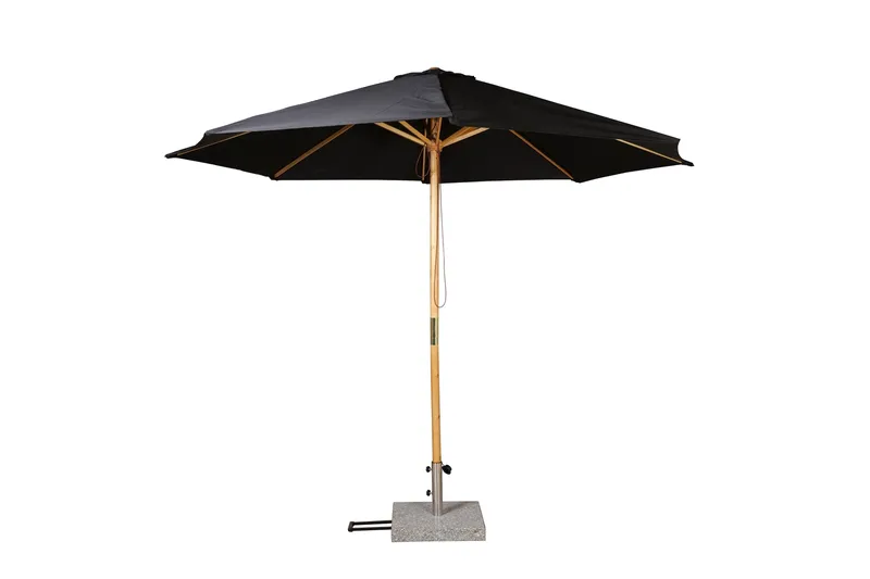 Ixos Parasoll 300 cm Svart/natur, Venture Home