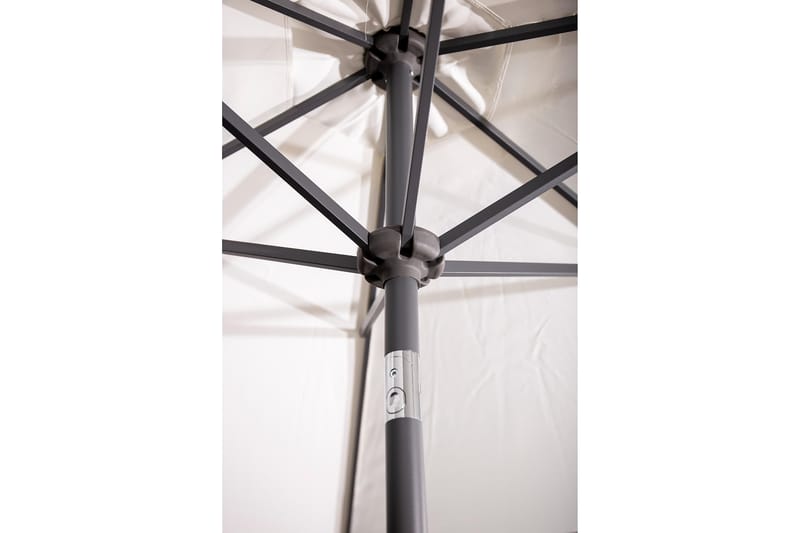 Parasoll Leeds 300 cm Vit/Svart - Venture Home - Parasoll